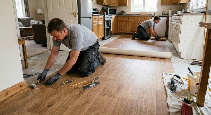 Linoleum Floor Installation in Venice, FL