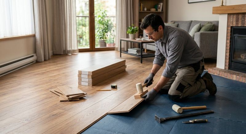 Plank Laminate Installation in Venice, FL